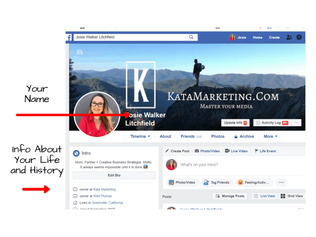 How to turn your facebook profile into your business page